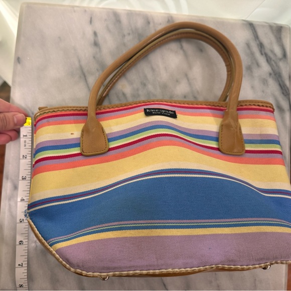 Kate Spade Vintage Rainbow Small Tote EUC - Picture 8 of 8